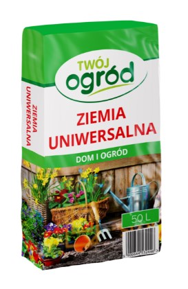 Ziemia uniwersalna ciemna 50 L Twój Ogród